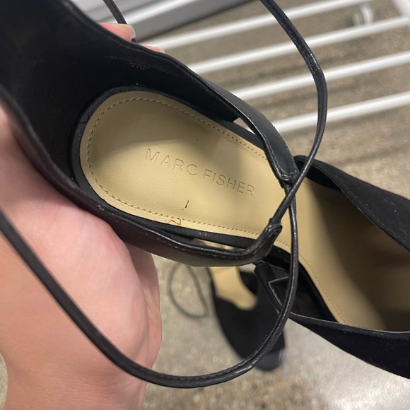 Marc Fisher | Open Toe | Lace Up Heels - Picture 6 of 6